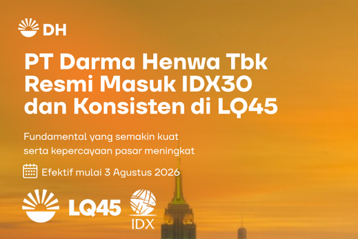 PT Darma Henwa Tbk Resmi Masuk ID30 dan Konsisten di LQ45